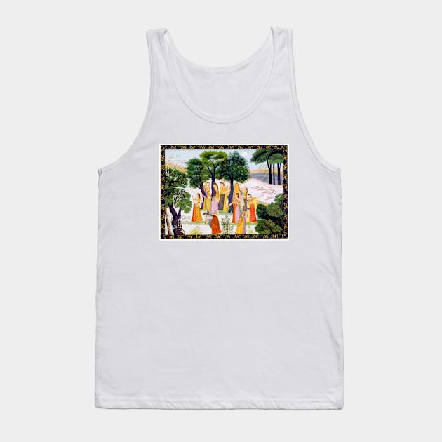 The Gopis Search For Krishna 1780 Bhagavata Purana Tank Top by rocketshipretro